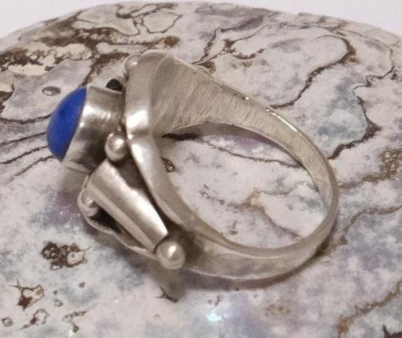 Anelli: Silberring Lapislazuli Vintage – Usato da Zürich venduto da Melody2000 2