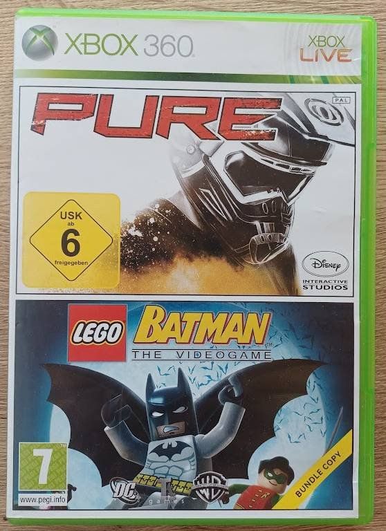 Microsoft Giochi: X-Box 360 - Pure + LEGO Batman Bundle - 2 Games - Xbox 360 – Usato da Walenstadt venduto da Numis68