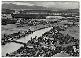 Aarwangen, Flugaufnahme um 1940-45