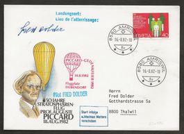Ballon Schweiz 1982 Bronschhofen Amriswil Luftpost