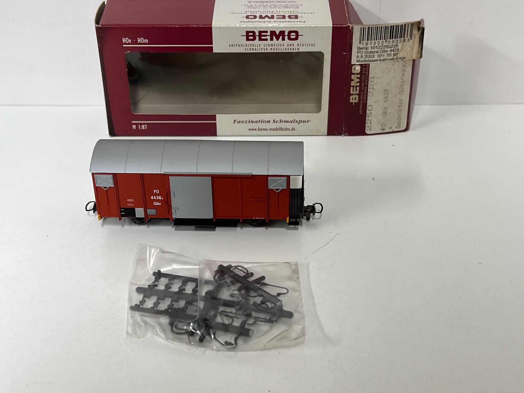 Bemo Modellini di ferrovie: Bemo 2250 225 FO Gbv 4436 H0m – Nuovo (secondo la descrizione) da Neuenhof venduto da ludovicco