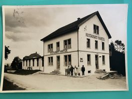 Alte Ansichtskarte Restaurant Wartek 1939 Leibstatt