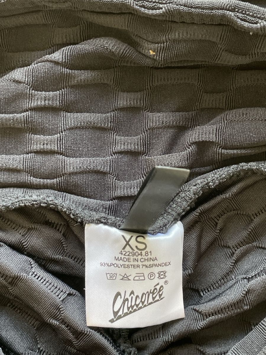 Leggings: Legging Chicorée noir texture gaufrée XS – D'occasion à Ins par Nick63 2