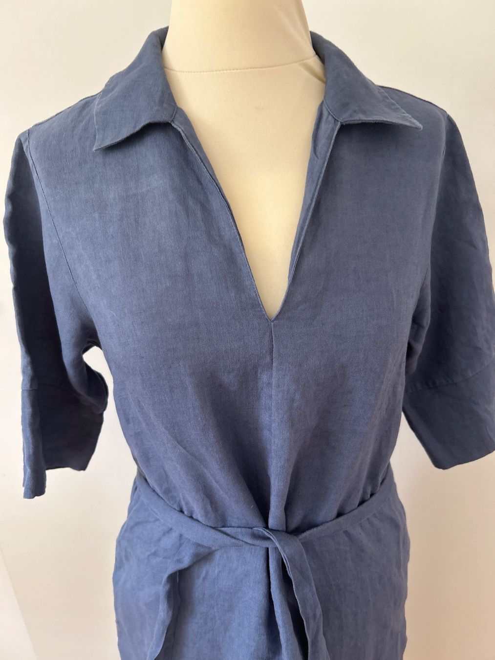 Vestiti: Leinenkleid Gr S, taubenblau, Midi, neu – Nuovo (secondo la descrizione) da Feuerthalen venduto da Anna_Swift 3