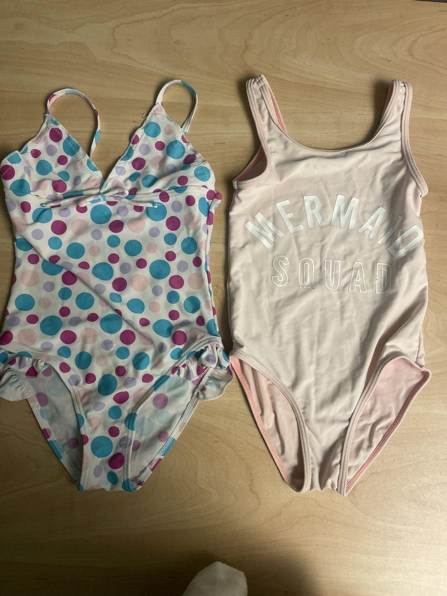 Badekleider & Bikinis: 2 Mädchen Badeanzüge Gr. 128 – Gebraucht aus Obergerlafingen von cabo4