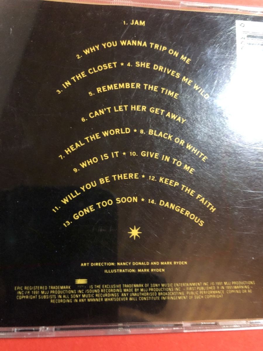 CDs: Michael Jackson Dangerous CD  – Gebraucht aus Flaach von rubo7 2