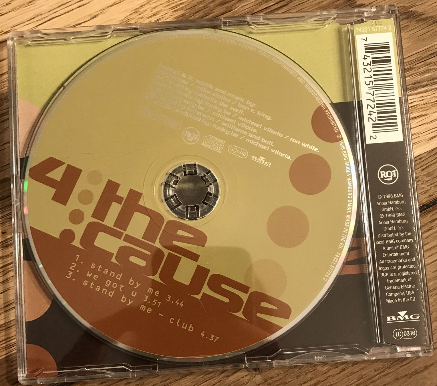 CD: CD- 4 The Cause - Stand by me - (Single) – Usato da Guntershausen venduto da Gloominati 1