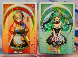 Genshin Impact - 2 cards - UR - Foil - Waifu/husbando