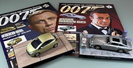 2x Diorama BOND 007 *  ASTON MARTIN DB5  +  FORD KA Hydrogen