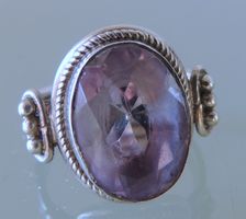 Amethyst Silber 925 Fingerring Gr. 50