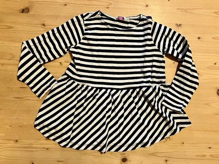 Gestreiftes Langarmshirt Gr.128