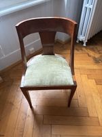 Edler Stuhl / Sessel mit grünem Bezug, Vintage Look! (53)