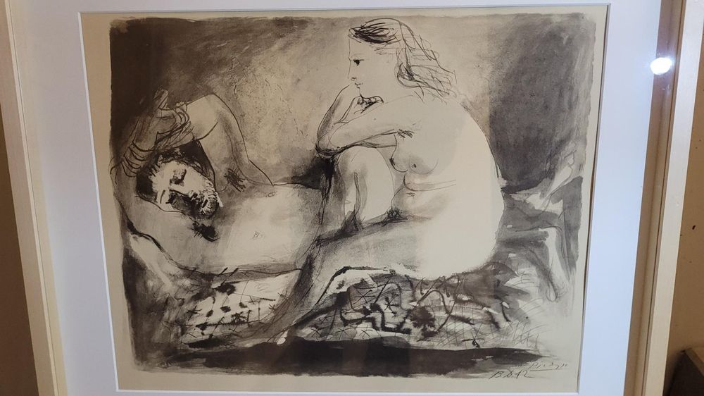 Grafica & Litografie: *** PICASSO PABLO, "Der Schläfer", Lithographie *** – Usato da Luzern venduto da Luzern1 1