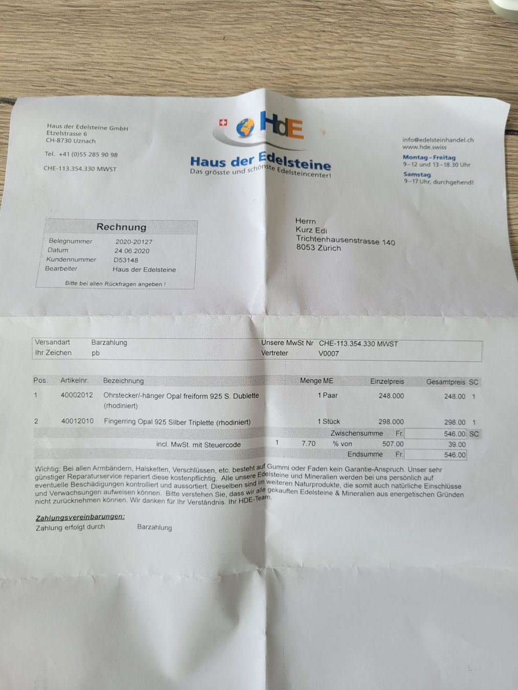 Altri gioielli: Ohrringe und Ring Opal Silber neuwertig – Nuovo (secondo la descrizione) da Zürich venduto da Engel620 3