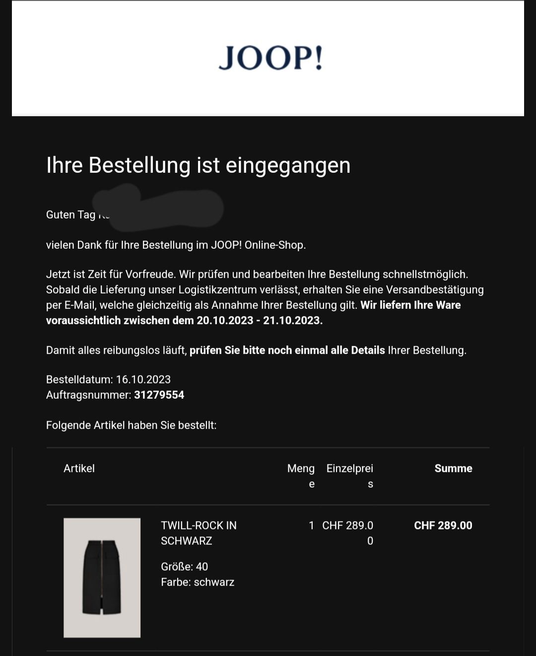 Röcke: JOOP! Bleistiftrock, Gr. 40, Schwarz – Gebraucht aus Brugg AG von Kitycity 8