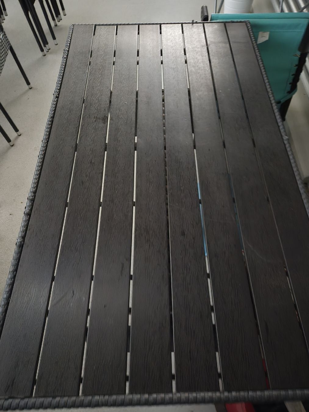 Jysk Set de table et chaises: Balkon Tisch mit 8 Stühle von Jysk – D'occasion à Neuendorf par Sommer.2021 7