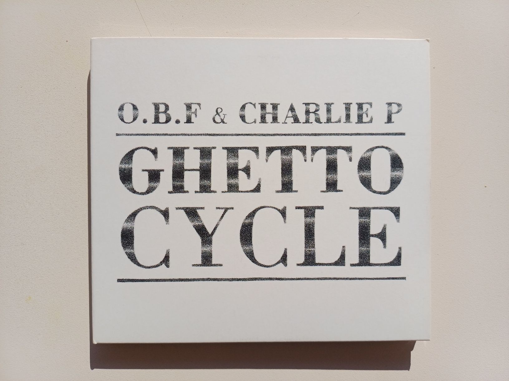 CD: O.B.F & Charlie P "Ghetto Cycle" CD digi – Nuovo (secondo la descrizione) da Begnins venduto da Drastic-Sound