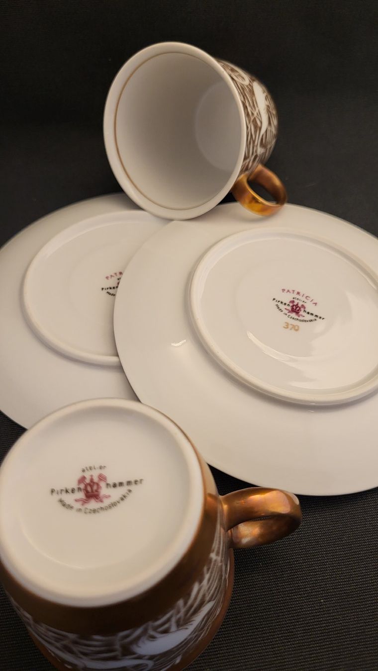 Services de table: 4-teiliges Espresso-Set PIRKENHAMMER – D'occasion à Basel par spinne02 6