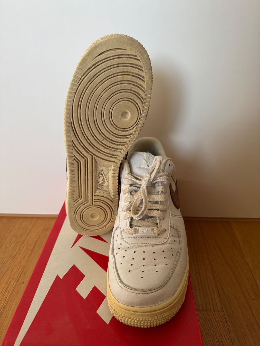 Nike Scarpe da uomo: Nike Air Force 1 Gr:41 Kokosnuss – Usato da Sissach venduto da Kicks13 2