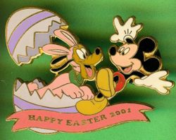 Disney   PLUTO & MICKEY  Ostern 2001