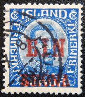 Island Kat. 121 gest. 1926 Kat. 30 Euro