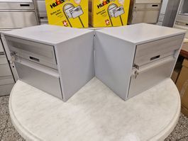 2 x Alu Briefkasten ( Huber )