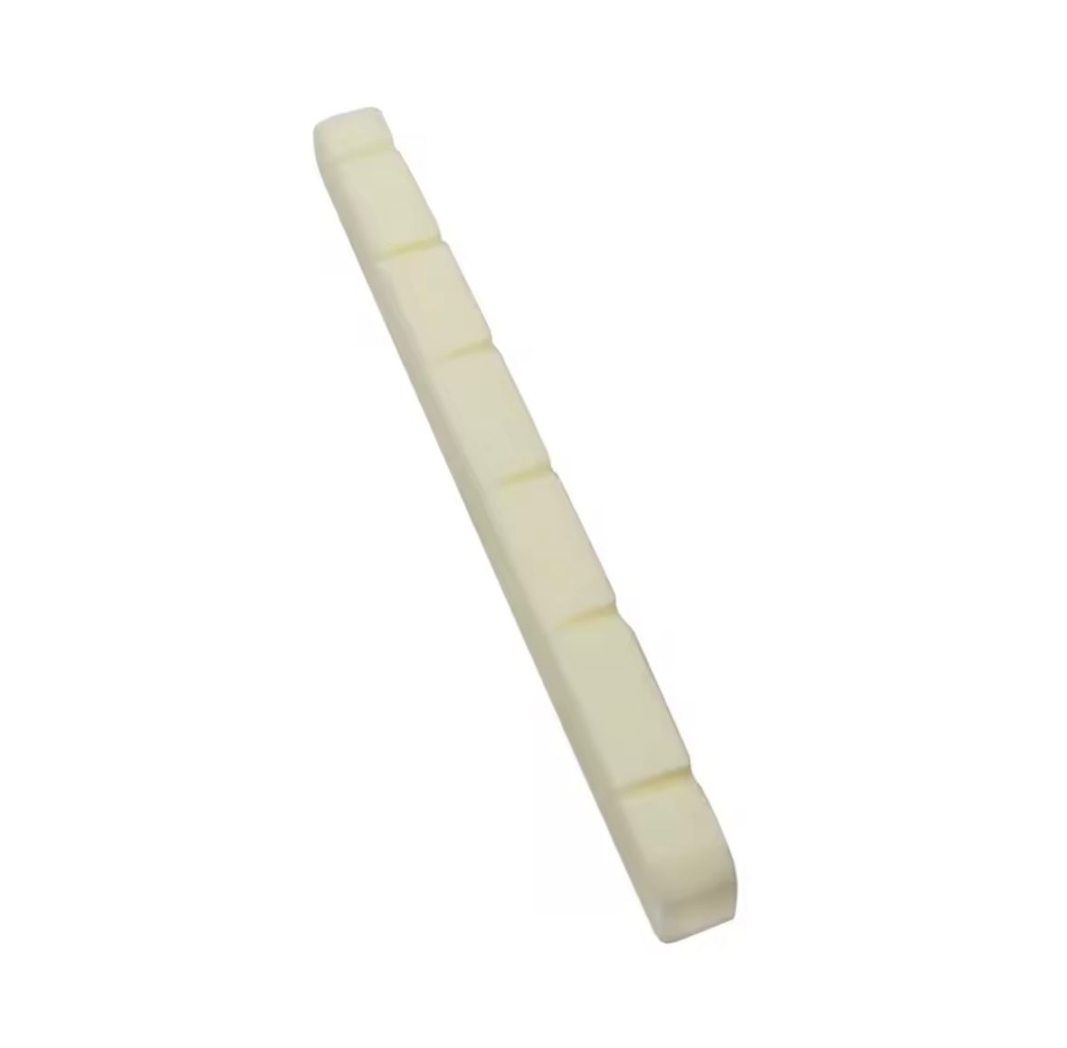 Strumenti musicali: Slotted Bone Nut Blank / Knochen Sattel Rohling – Nuovo e nell'imballaggio originale da Luzern venduto da MusikElektronikShop 1