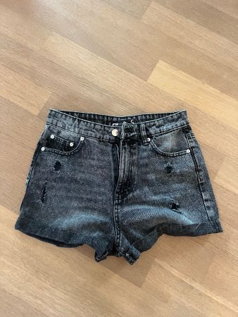 Damen Shorts Jeans schwarz