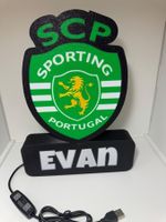 Lightbox lampe led SPORTING