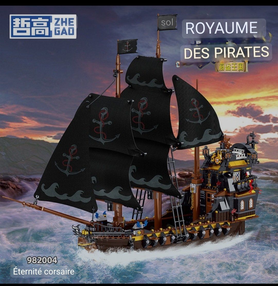Kit di costruzioni: Mouldking 982004 Piraten Schiff – Nuovo (secondo la descrizione) da Tramelan venduto da bragamal