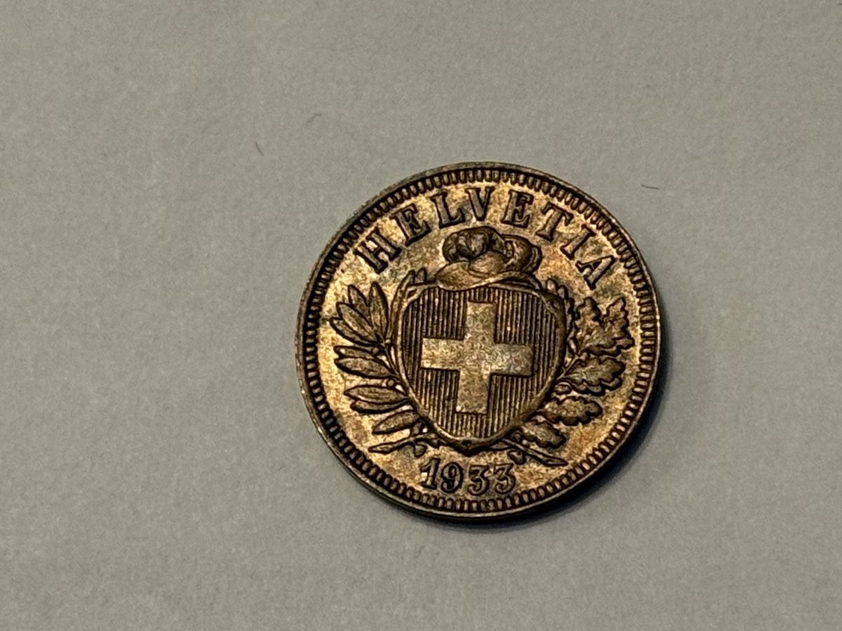 Toutes les monnaies: Schweiz 2 Rappen 1933 – D'occasion à Zürich par daki81