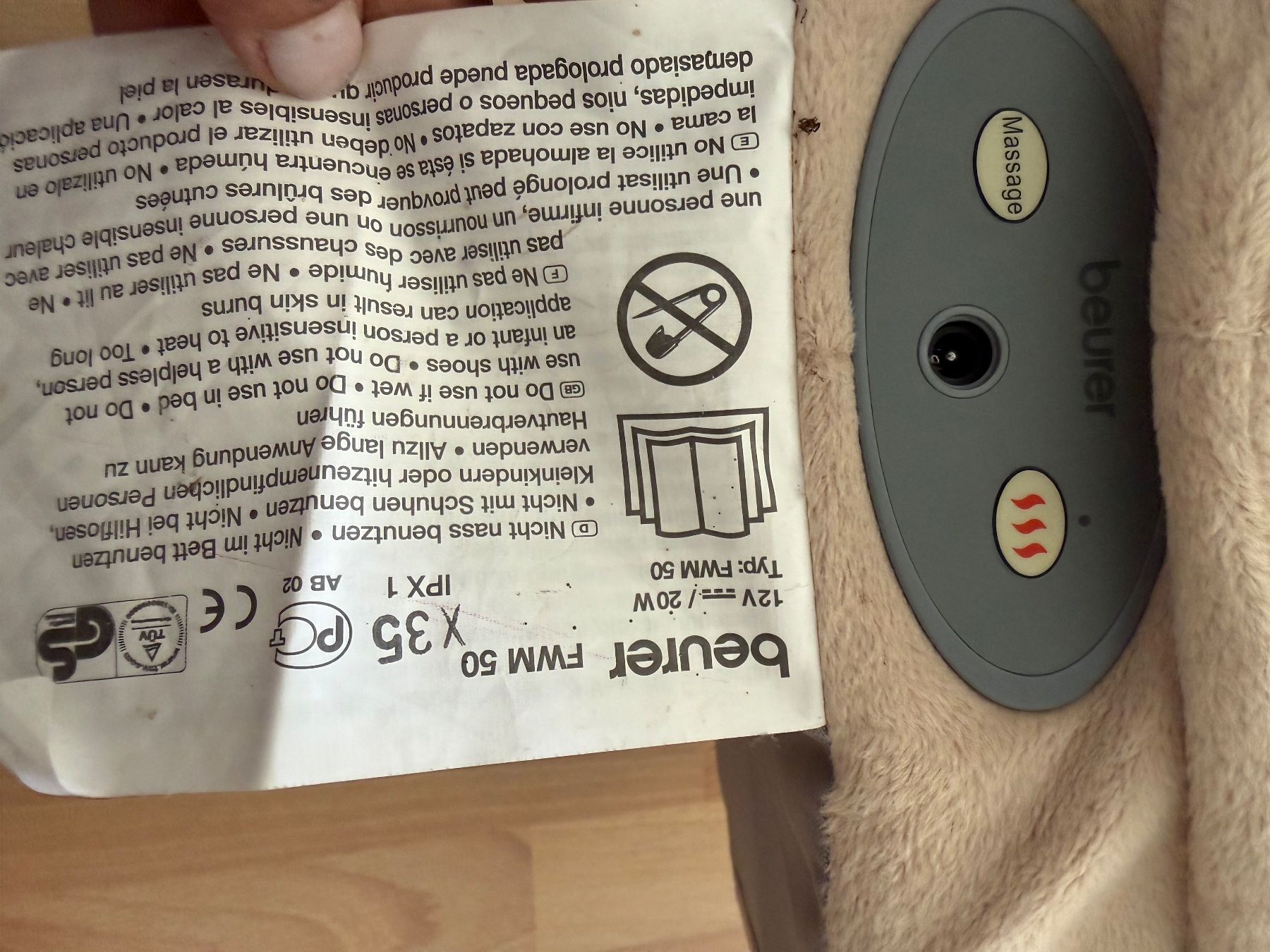 Beurer Dispositivi per massaggi: Fussmassage Gerät – Usato da Benken ZH venduto da mar_5d2w 1