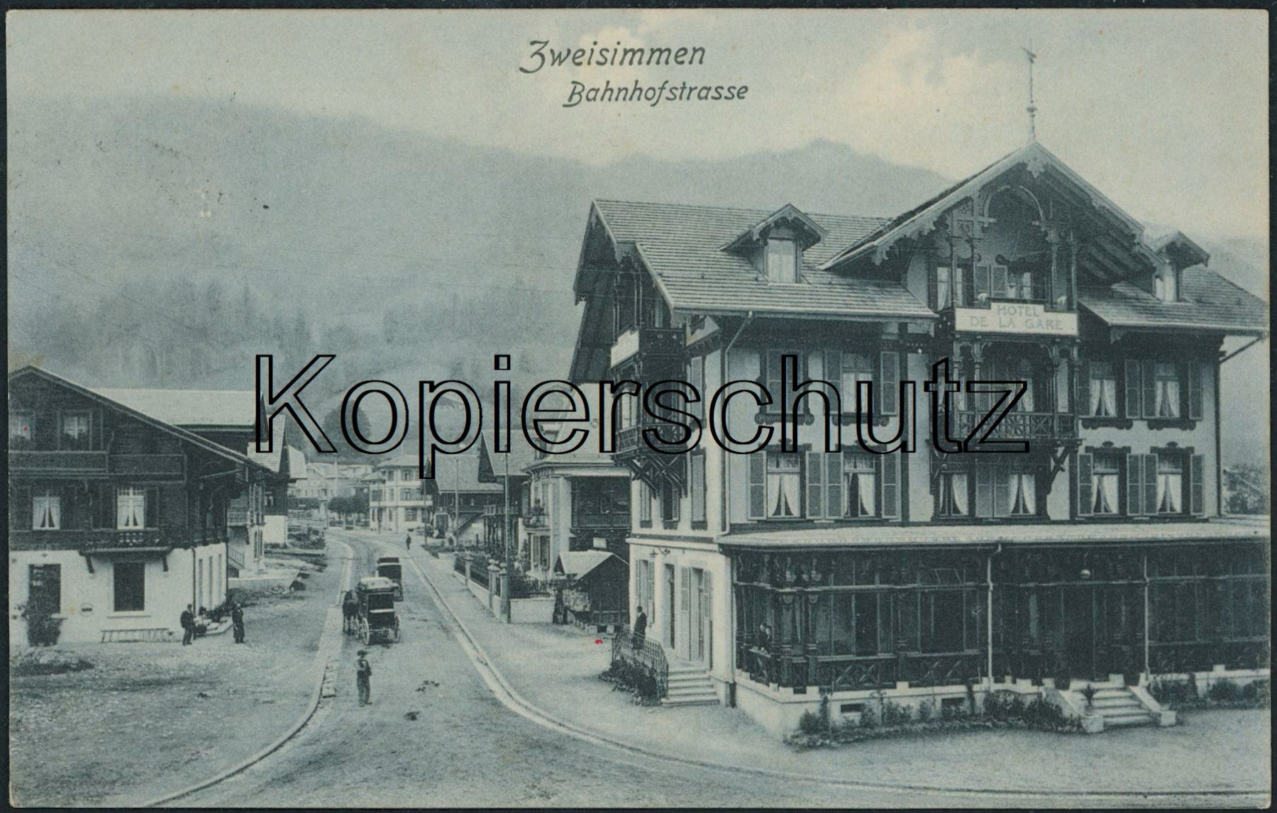 Cartoline postali: BE Zweisimmen - Post - Postkutsche – Usato da Schindellegi venduto da dolpitz