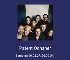2 x Ticket Patent Ochsner  Casino Basel