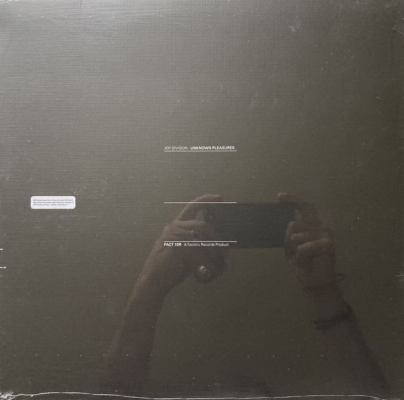 Vinyles: JOY DIVISION - UNKNOWN PLEASURE – Neuf avec emballage d'origine à Bottens par hotter-than-hell 1
