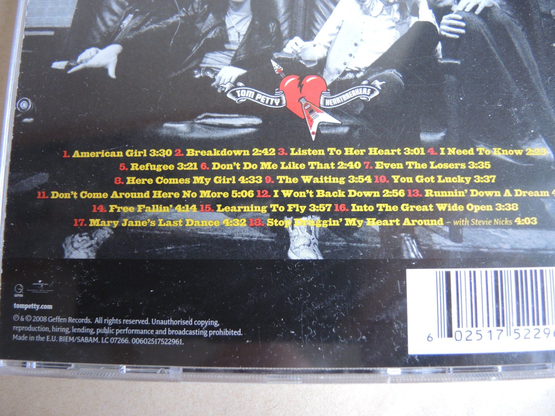 CD: Tom Petty & The Heartbreakers Greatest Hits CD – Usato da Rorschach venduto da maeck8 3