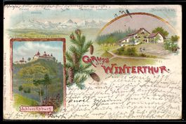 Litho Winterthur, Schloss Kyburg, Bruder