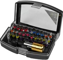 Bitsatz 32-tlg Cr-V quick release profi
