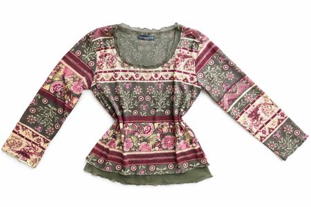 Gemusterter Pullover Damen Boho Stil