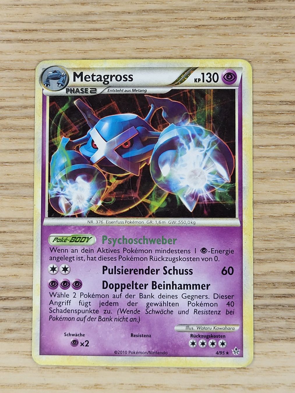 Pokémon Carte collezionabili: Metagross (Unleashed 4/95) holo – Usato da Erlenbach ZH venduto da ram_mjn5