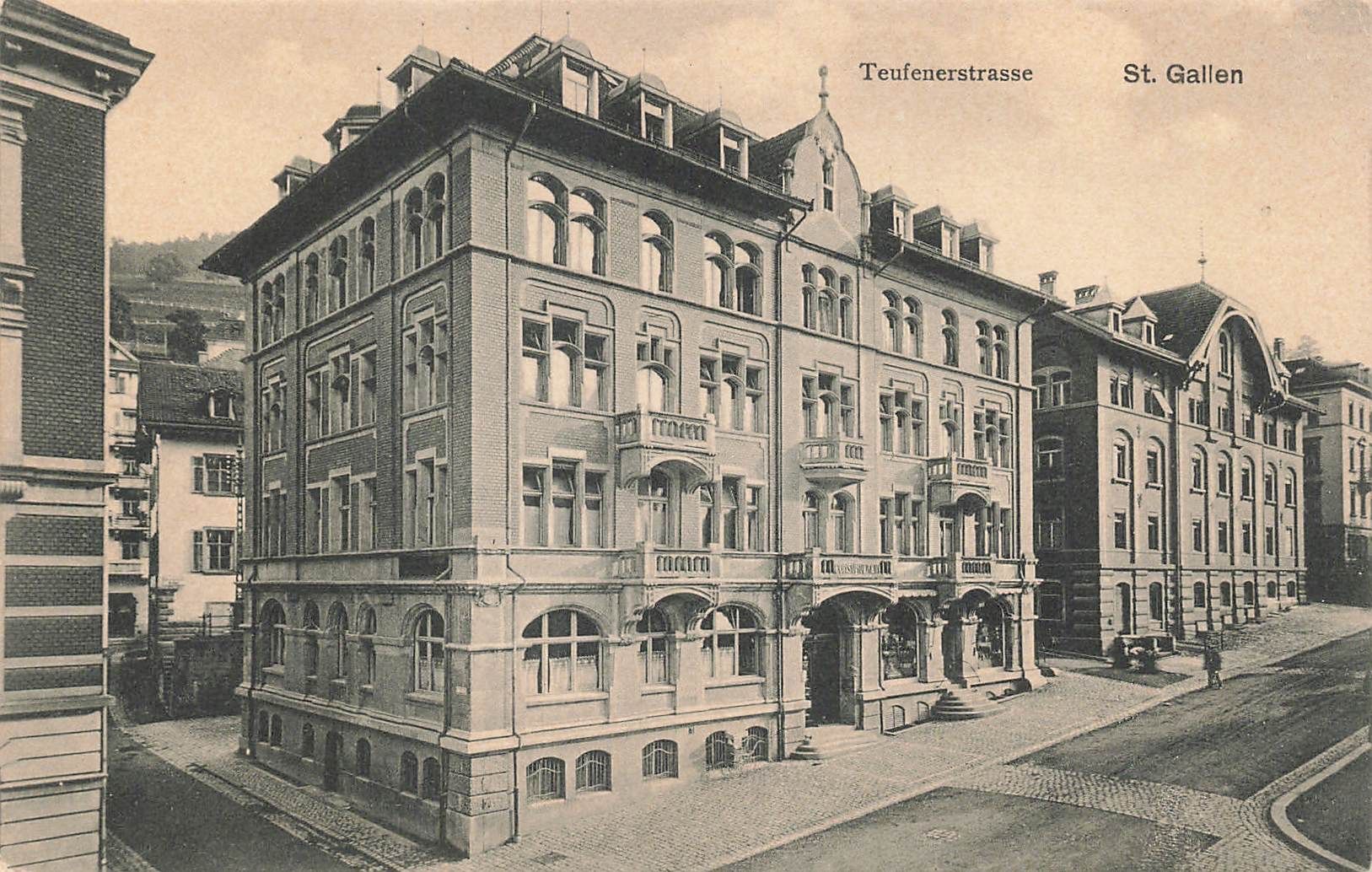 Ansichtskarten: St. Gallen SG Teufenerstrasse – Gebraucht aus Biasca von Blenio71
