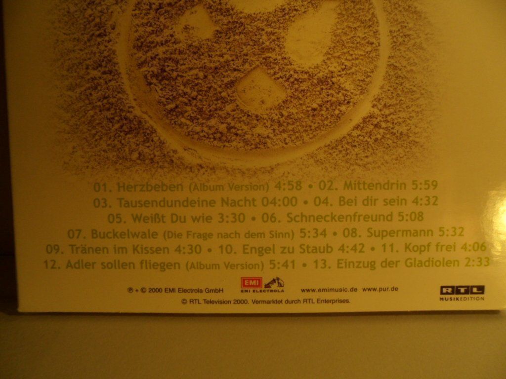 CD: PUR   Mittendrin – Usato da Langnau i. E. venduto da mar_hw58 4
