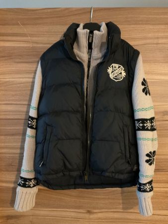 💥 Scotch&Soda Winterjacke Strickärmel, M, cooler Sale 🤑