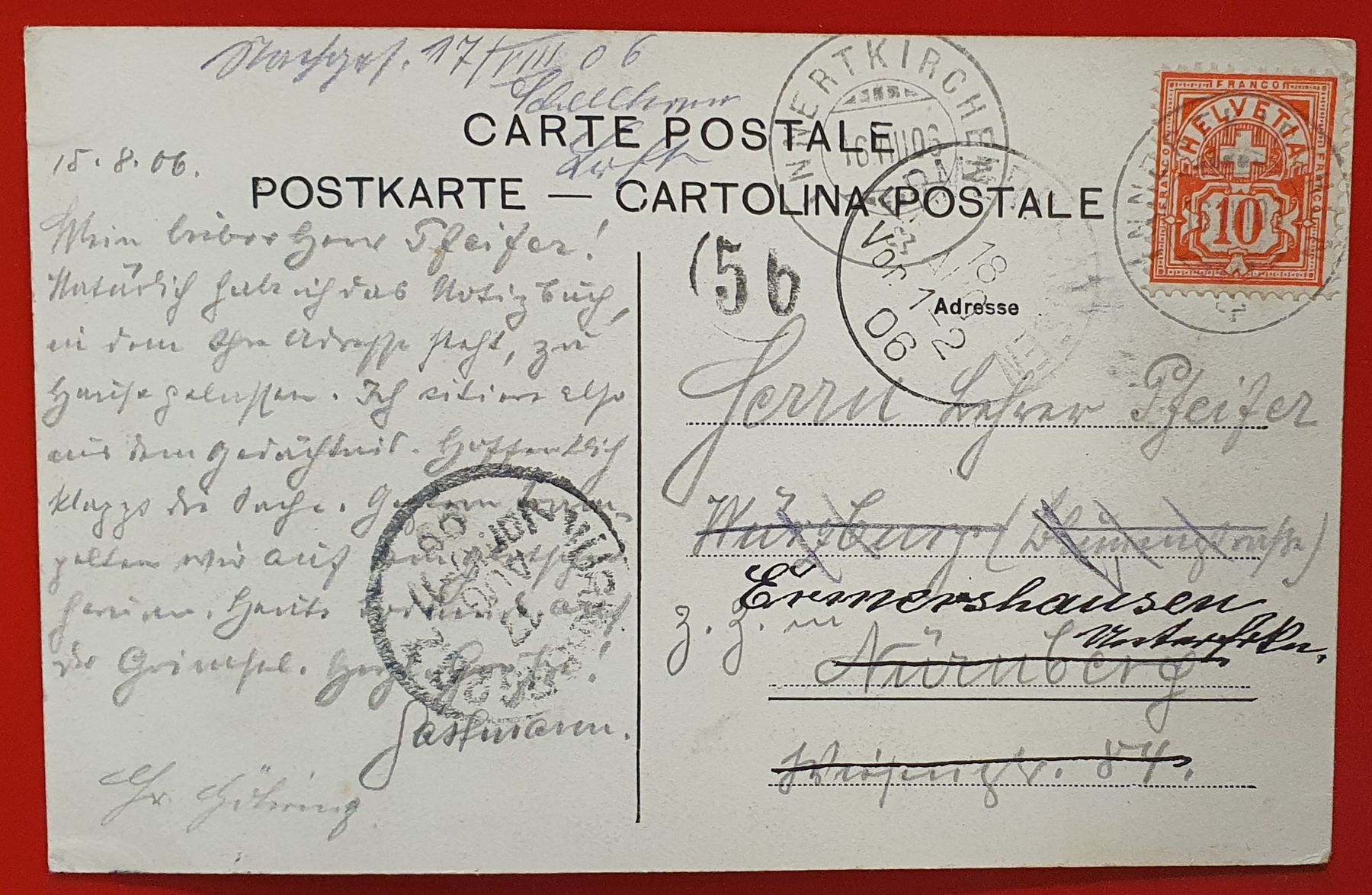 Cartoline postali: Eisgrotte am Rhonegletscher 1906 - belebt – Usato da Kreuzlingen venduto da Rschweiz1 1