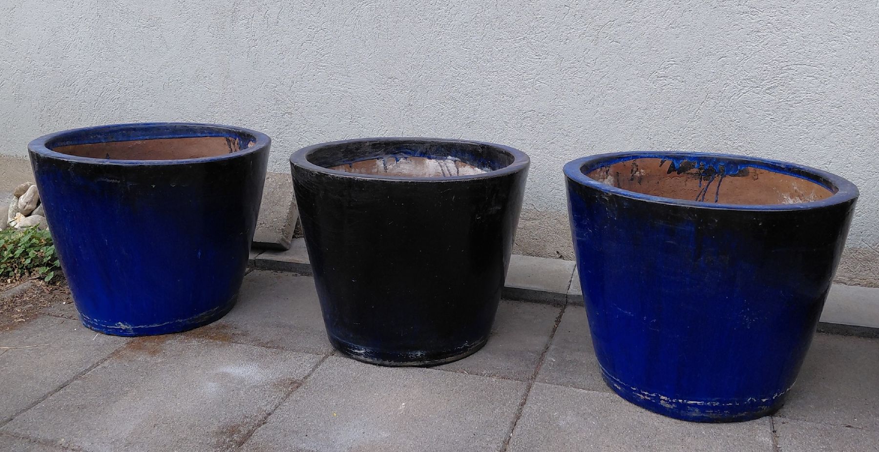 Pots de fleurs: Blumentöpfe blau d49xh38cm – D'occasion à zuchwil par parson65