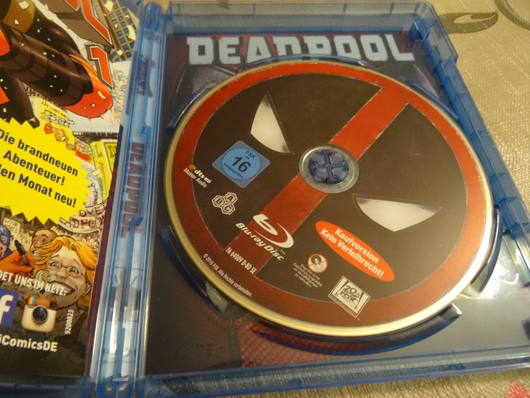 Tous les DVDs: Deadpool BLU-RAY – D'occasion à Olten par Disc-Verkauf 1