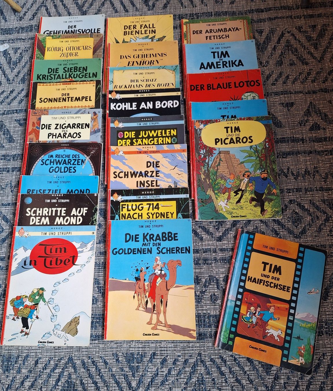 Fumetti: Komplette Tim-und-Struppi-Sammlung von Hergé. – Usato da Buttisholz venduto da Iris_