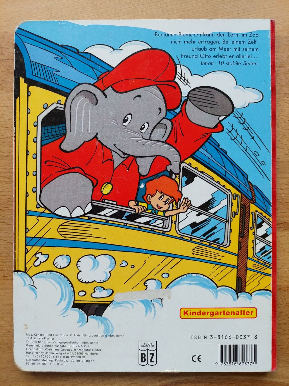 Libri: Mit Benjamin Blümchen unterwegs (1989) - Kartonbuch – Usato da Obfelden venduto da Foto_Bild_Kunst_Buch 6