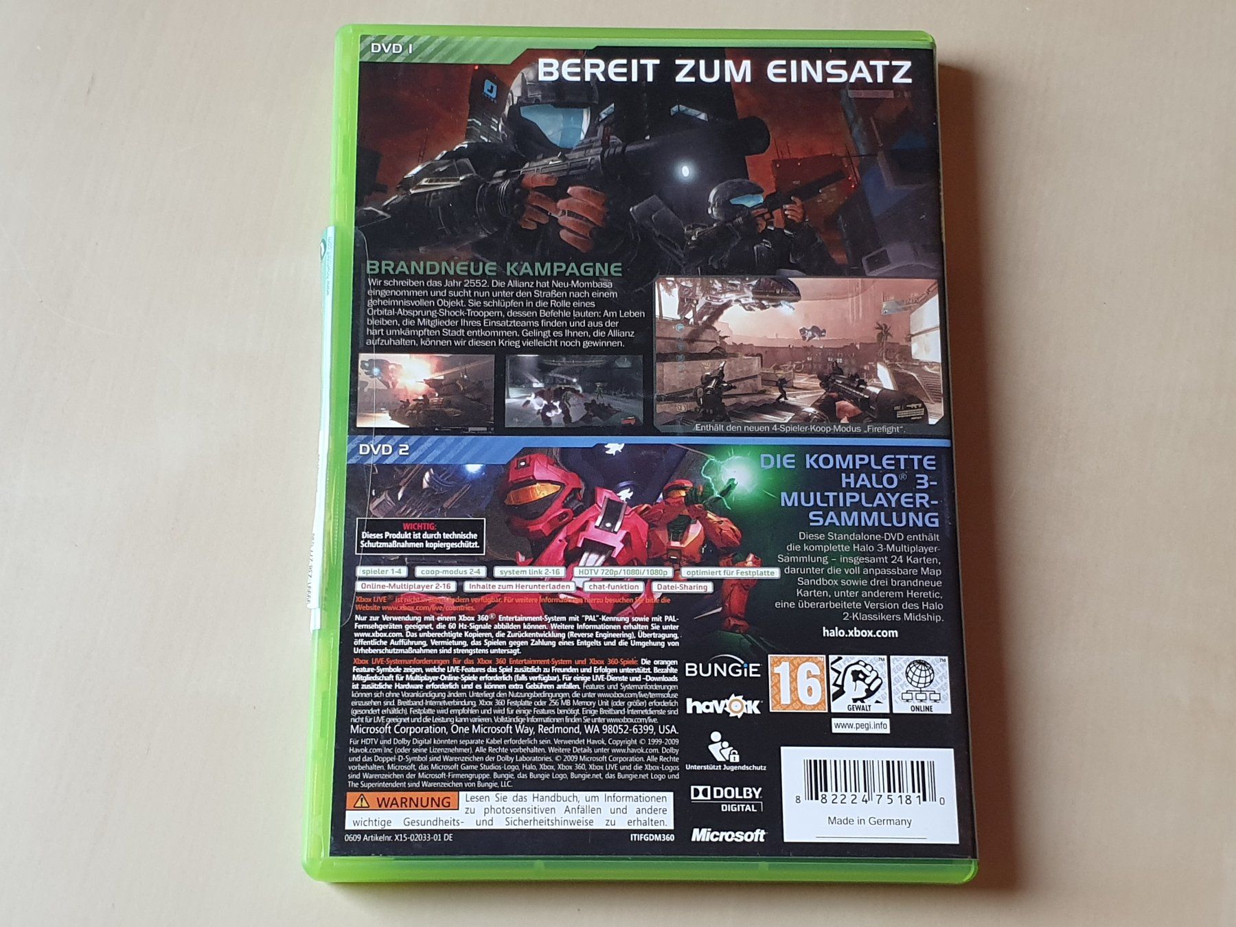 Microsoft Spiele: Halo 3 ODST – Gebraucht aus Stansstad von collectorsshop 1