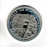 50 Fr. Schützenmedaille Thun 1995
